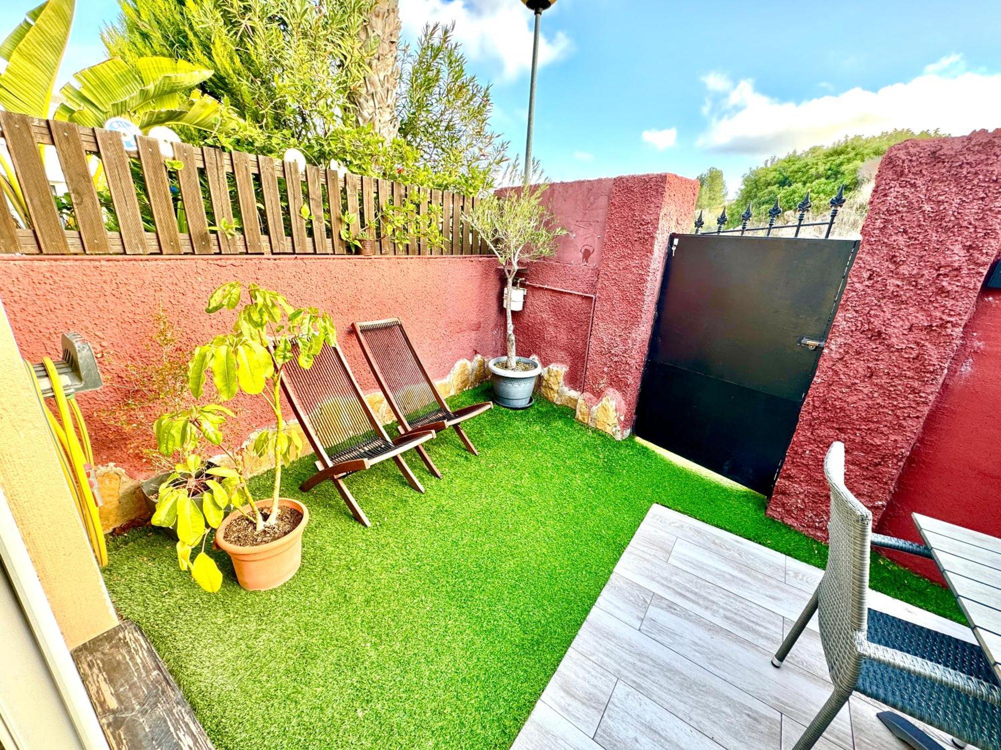 3 Casita-Estudio Con Jardin En La Playa Puerto Marino Eksteriør billede