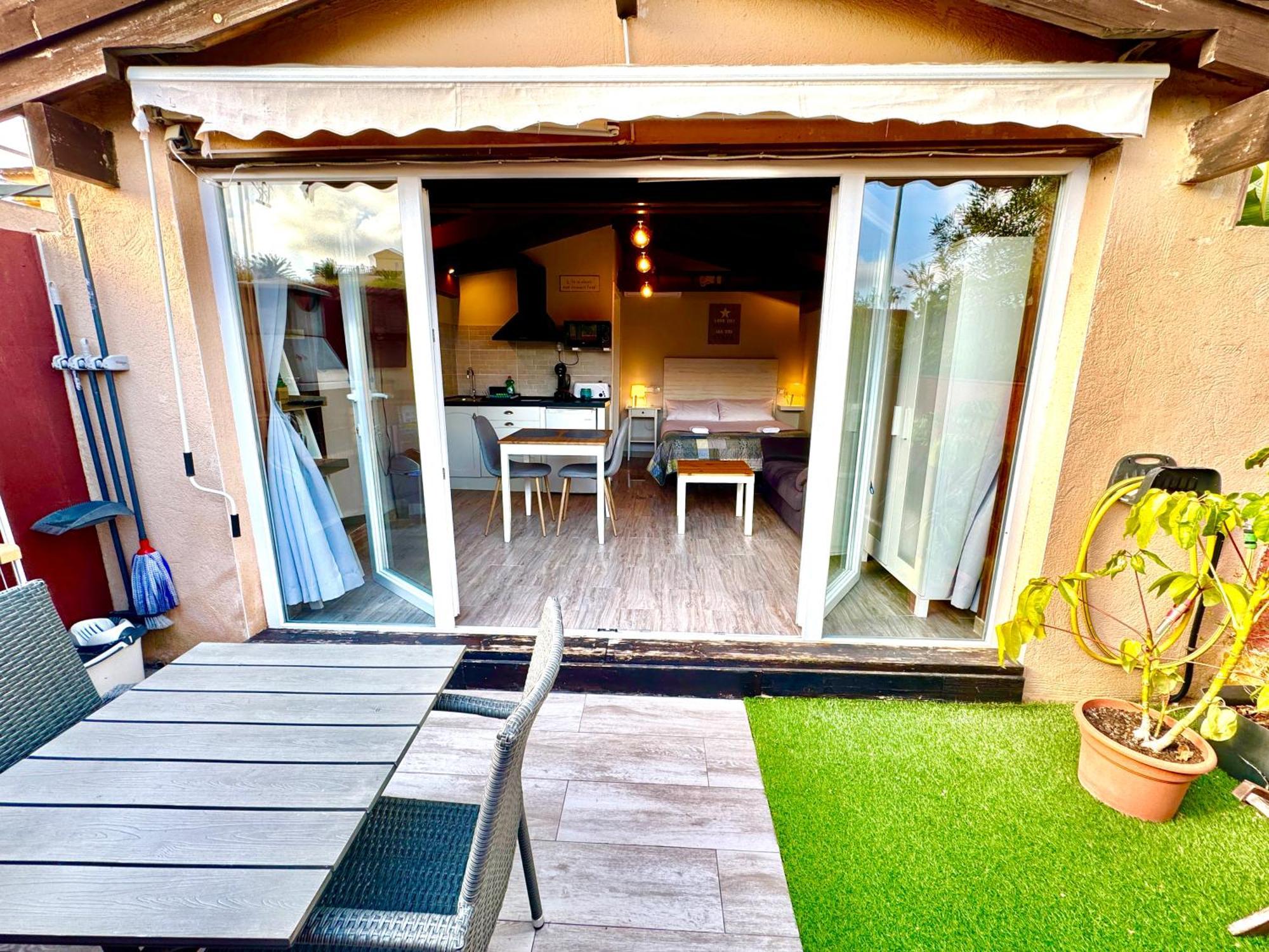 3 Casita-Estudio Con Jardin En La Playa Puerto Marino Eksteriør billede