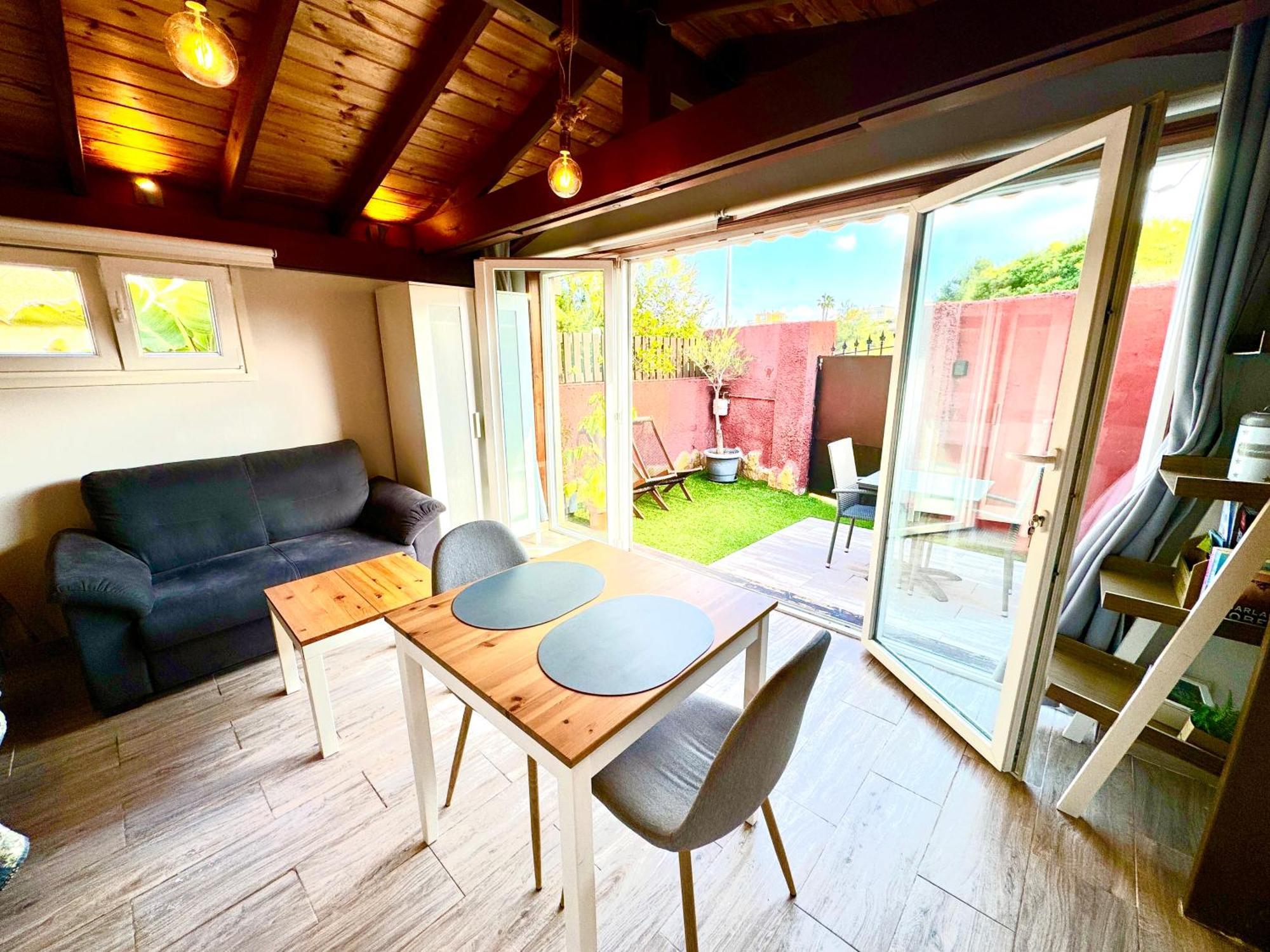 3 Casita-Estudio Con Jardin En La Playa Puerto Marino Eksteriør billede